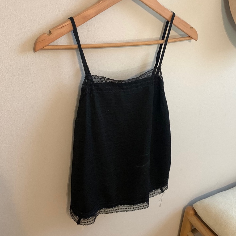 Abercrombie & fitch lace trim top